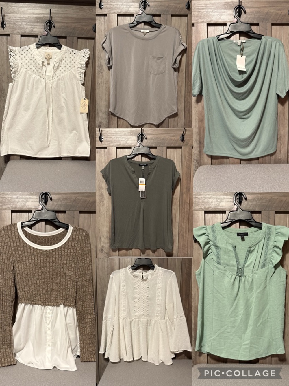 7 Casual Blouses NEW St Johns Bay/Cable & Gauge/Tamara H/Shein Size Small